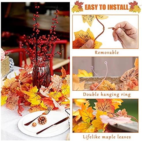 Joyhalo 5 Pack 5.9FT Fall Garland - Image 3