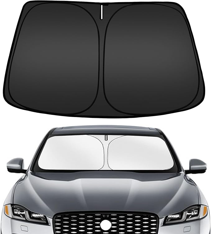 ARISMOTOR Windshield Sun Shade for Jaguar F-Pace 2016-2025, Custom Fit Foldable by ARISMOTOR