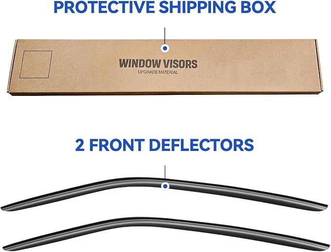 Window Visors Rain Guards Shield - Image 5