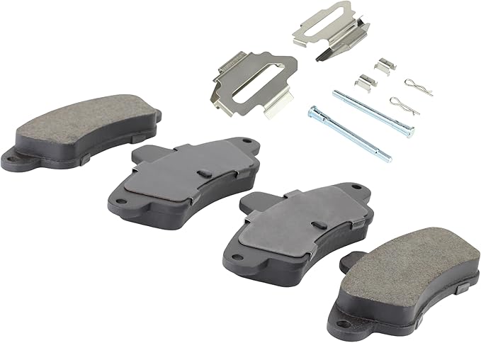 Premium Semi-Metallic Rear Brake Pads Compatible - Image 2