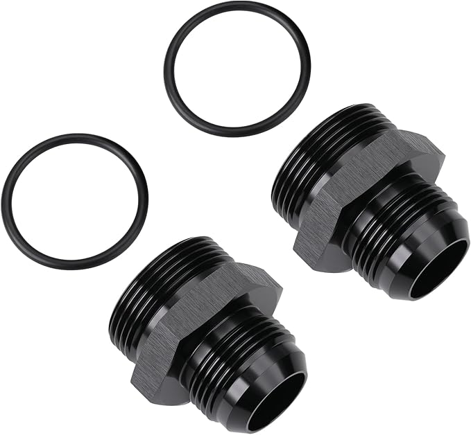 16AN Male Flare to 20AN ORB O-ring Boss Fuel Pump Rail Adapter Fitting Aluminum - Image 3