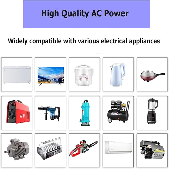 1000W Pure Sine Wave Inverter-48V DC to 110V 120V AC Power Converter - Image 7