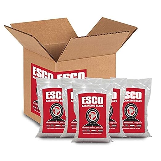 Esco 20463C Truck Tire Balancing Beads, 10 oz, Case of 24 Bags by EquipmentSupplyCo