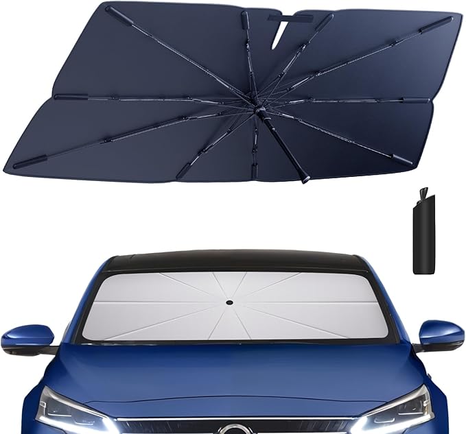 Windshield Sun Shade Umbrella: for Nissan Altima-Sedan-2019-2024 2025- Front by HIMUMOY