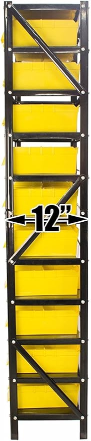 Erie Tools TLPB60 60 Parts Bin Shelving Organize - Image 5