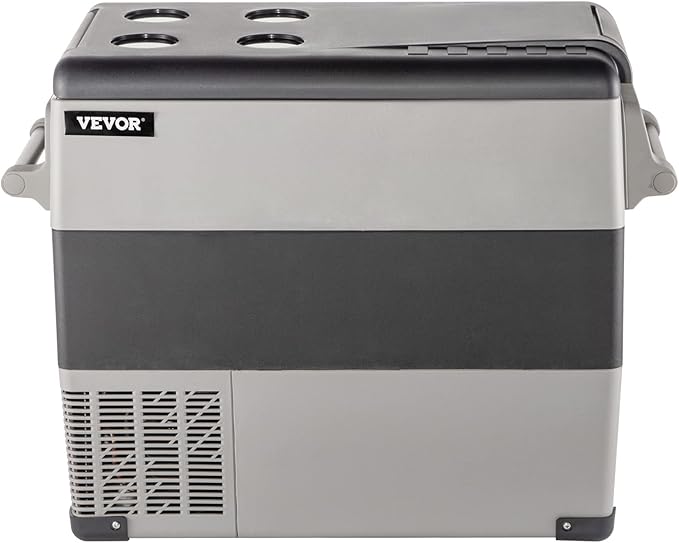 VEVOR CF55 12 Volt 58 Qt Refrigerator, Dual Zone Portable Compressor 12/24V DC - Image 8