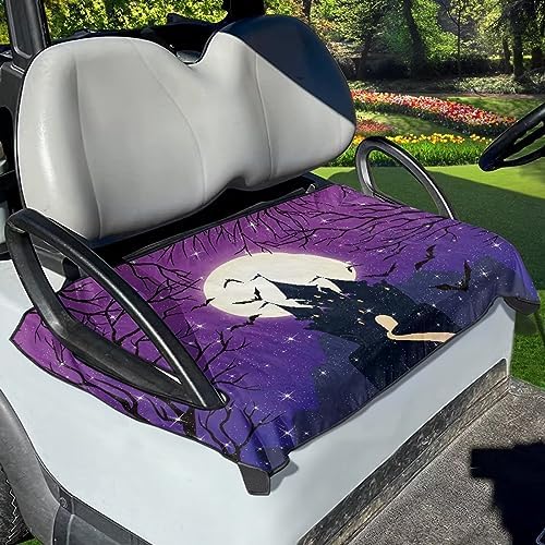 Yewattles Golf Cart Seat Cover Portable Club Car Seat Towel Universal Fit 2-Seat Golf Cart by Yewattles
