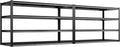 REIBII 60" W Garage Shelving Heavy Duty 2650LBS Storage Shelves Metal Shelving by REIBII