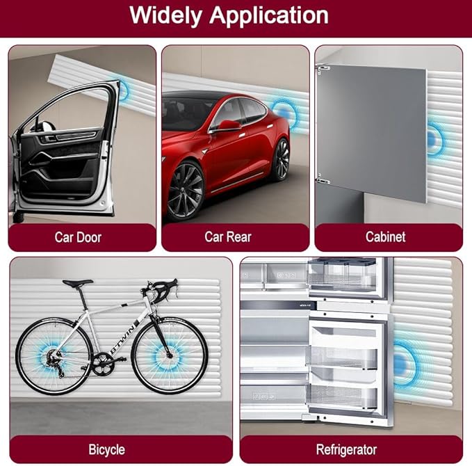 Garage Wall Protector, zxbaers Strong Self-Adhesive Rubber Bumper Protectors - Image 8