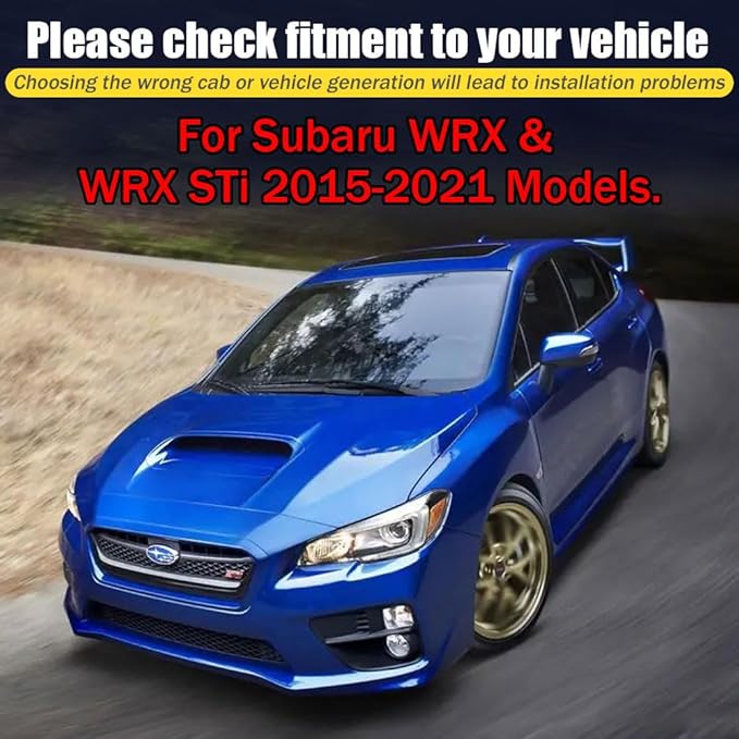 Rain Guards for WRX & WRX STi 2015-2021 Models, Tape-on Side Window Deflectors - Image 6
