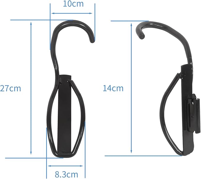 E-Track Bike Hooks, Heavy Duty Wall Mounted Bike Storage Rack Bike Mount - Image 2