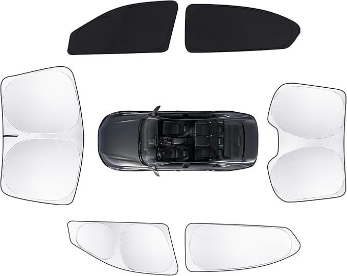 6pcs Car Window Shades for Honda Accord 2013-2017 Accessories, Windshield Side by Unknown