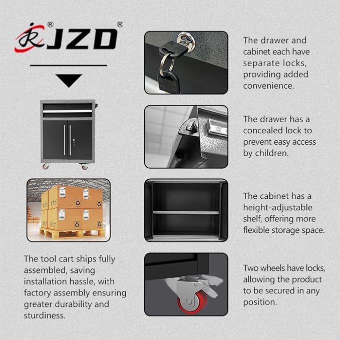 JZD Garage Storage Cabinet Set - Image 7