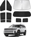 Sunshades for Hyundai Santa Fe 2024 2025 2026 Accessories Windshield Sun Shade by Canvcle
