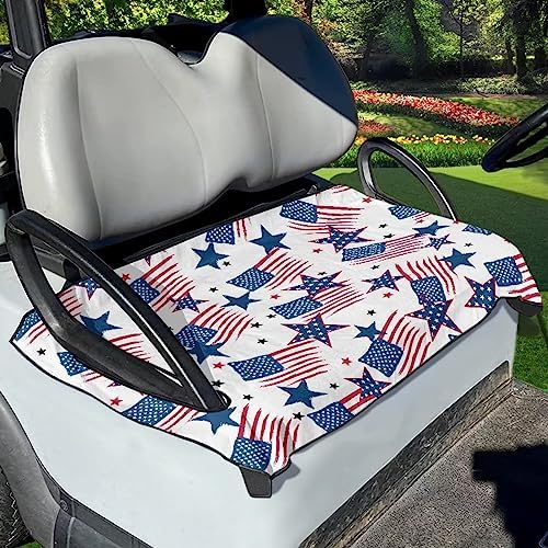 Yewattles Golf Cart Seat Cover Portable Club Car Seat Towel Universal Fit 2-Seat Golf Cart by Yewattles