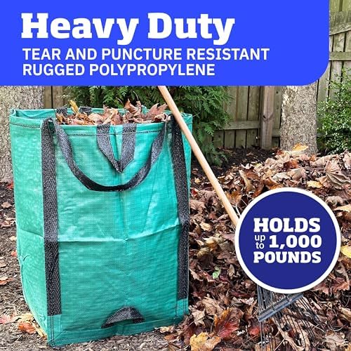 DURASACK Heavy Duty Home and Yard Bags, Green, 3 Pack - Image 2