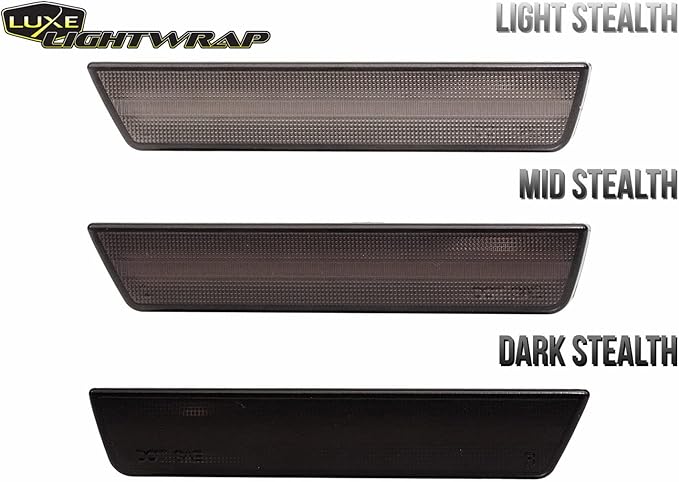 Luxe LightWrap Dark Smoke Stealth Universal Headlight Tail Light Tint Kit - Image 7