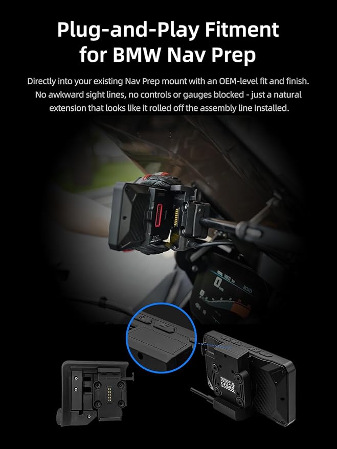 AIO-5 Play for BMW Motorcycles, 3-Pin Interface, Plug-and-Play Smart Display - Image 4