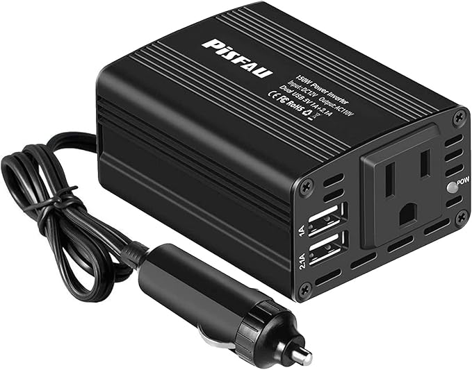 150W Power Inverter 12V DC to 110V AC Car Plug Adapter Outlet Converter - Image 8