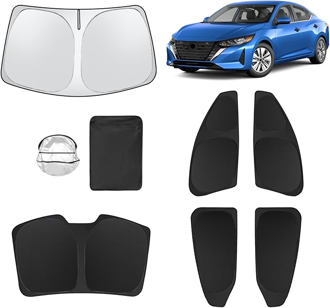 6pcs Car Window Shades for Nissan Sentra 2020-2025 Accessories, Windshield Side by Unknown