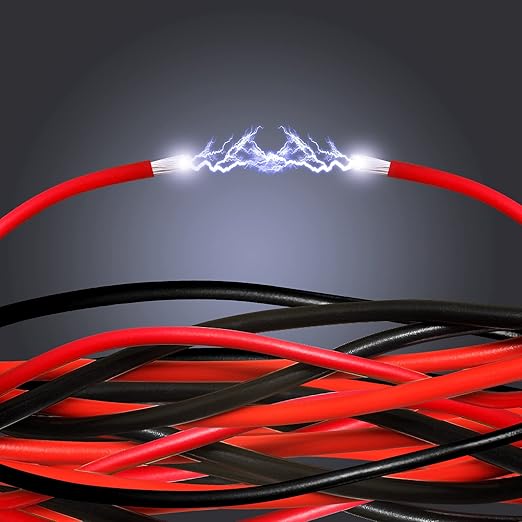 8 Gauge Wire - iGreely 30 FT Red & 30 FT Black 8 AWG Tinned Copper Electrical - Image 7