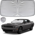 KAYZT Windshield Sun Shade for 2015-2024 Dodge Challenger Foldable Sunshade by KAYZT