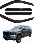 4pc Sun Rain Guards Window Visor Wind Deflector Compatible by GLDIFA