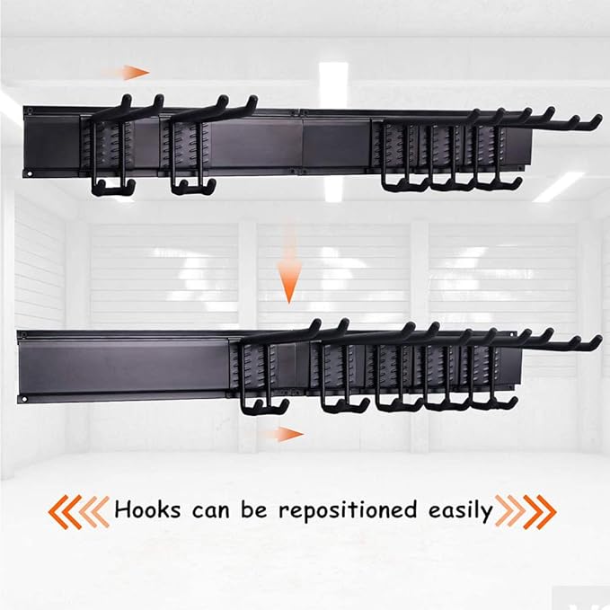 Ultrawall 24-Inch Wall Mounted Ski Rack, Holds Up to 300lbs, Powder-Coated Steel - Image 4