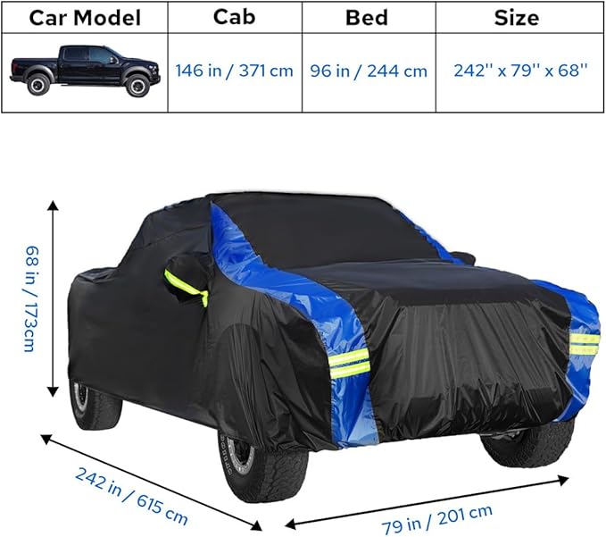 Avecrew Truck Cover Waterproof, All Weather - Image 4