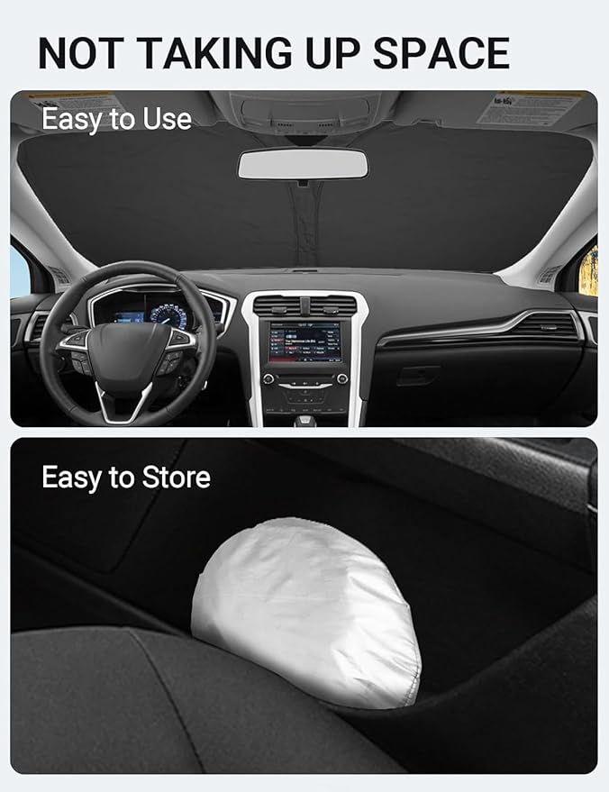 Proadsy Front Windshield Sun Shade Foldable Sunshade Protector Custom Fit - Image 9