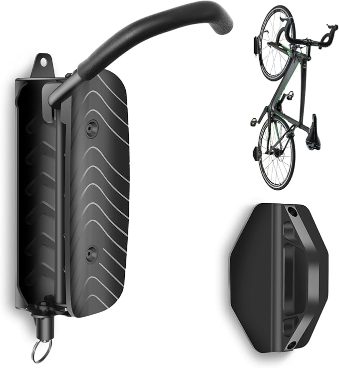 Bike Wall Mount, Space Saving Bike Wall Hanger, Hanging Bike Rack by MILADO
