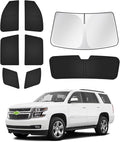 Sunshades for Chevrolet/Chevy Tahoe 2015-2020 Accessories Windshield Sun Shade by Canvcle