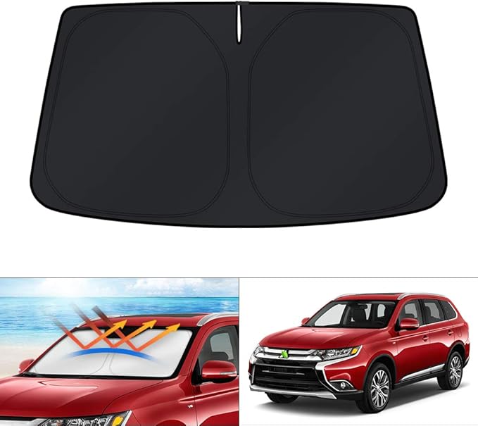 KUST Windshield Sun Shade for 2013-2021 Mitsubishi Outlander Accessories by KUST