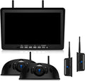 10.1" RV Backup Camera Wireless System Plug and Play, Pre-Wired by ZEROXCLUB