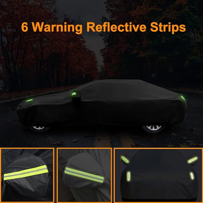 Waterproof All Weather Car Cover Compatible - Image 4