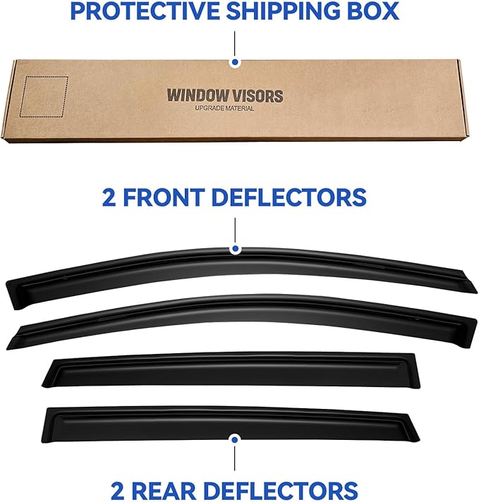 Window Visors Rain Guards Shield - Image 5