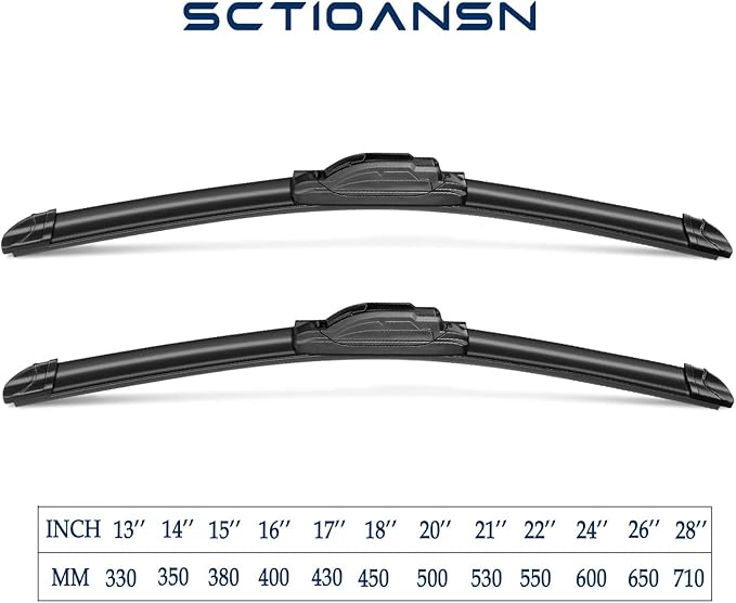 3Pcs Windshield Wiper Blades for Honda CR-V CRV 1997 1998 1999 2000 2001 - Image 4