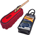 Classic Car Duster with Solid Wood Handle Includes Storage Case by OCMBrand