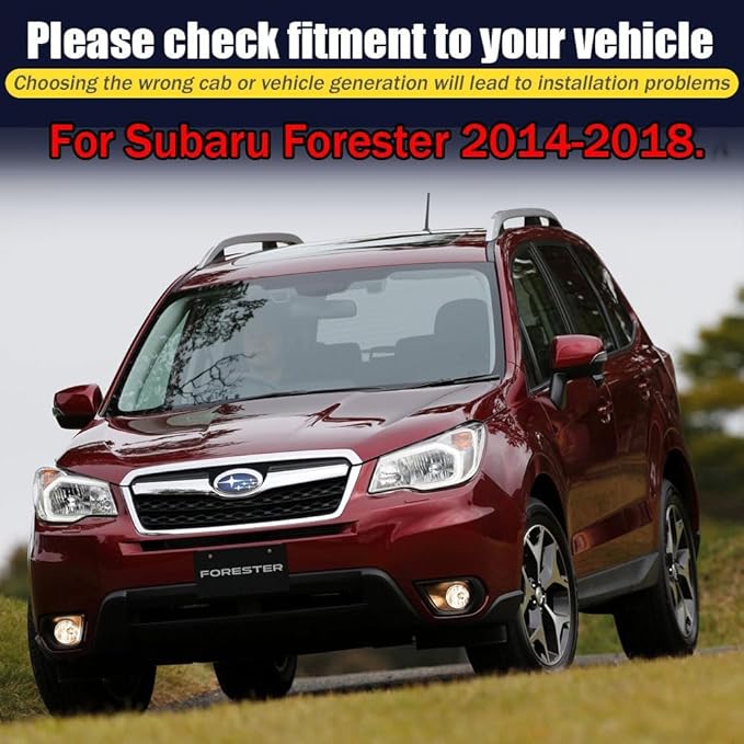 Rain Guards for Forester 2014-2018, Tape-on Side Window Deflectors for Subaru - Image 6