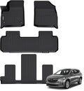 GINOWY-Floor Mats for Buick Enclave 2018-2024, TPE All Weather Mats Enclave by GINOWY