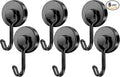 FINDMAG Black Magnetic Hooks, 60 LB+ Magnetic Hooks Heavy Duty 2025 Cruise Ship by FINDMAG