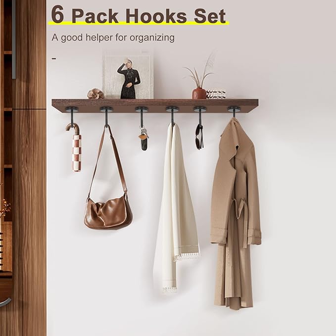 NearMoon Coat Hooks, Wall Hooks - Image 7