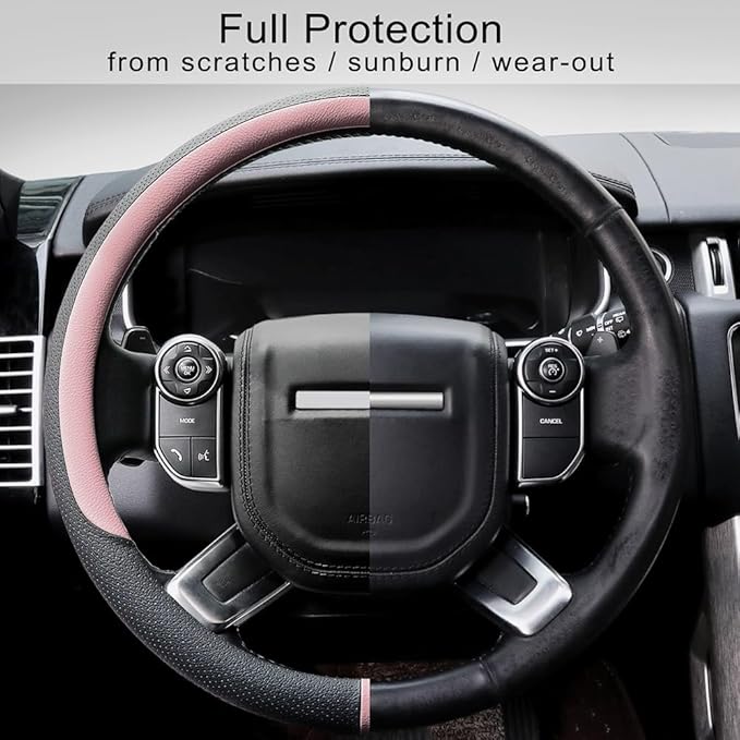 COFIT Breathable Car Steering Wheel Cover 16 inch Auto Universal Leather Wrap - Image 5