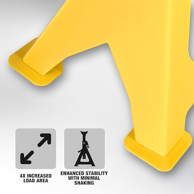 YELLOW JACKET Car Jack Stands 3 Ton - Image 4