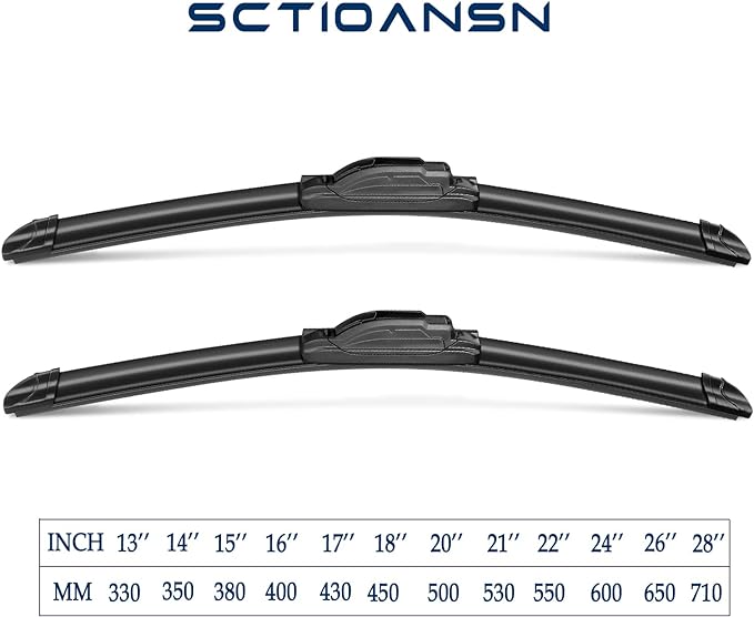 3 Wipers Set for Nissan Juke 2011 2012 2013 2014 2015 2016 2017, Windshield - Image 3
