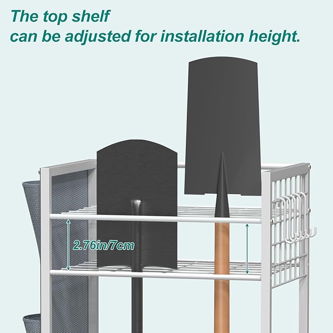 YBING Garden Tool Organizer, Yard Tool Stand - Image 6