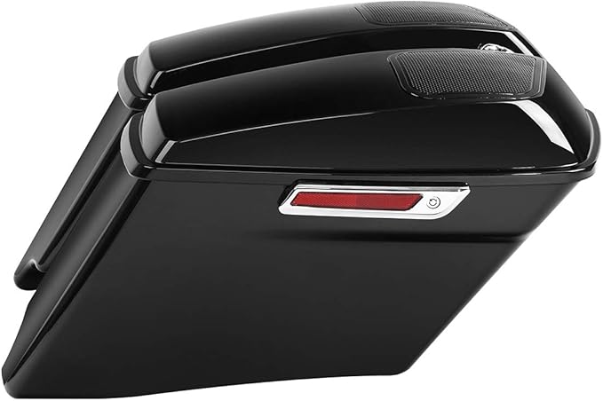 XFMT Motorcycle 4" Extended Stretched Hard Saddlebags Saddle Bags by XFMT