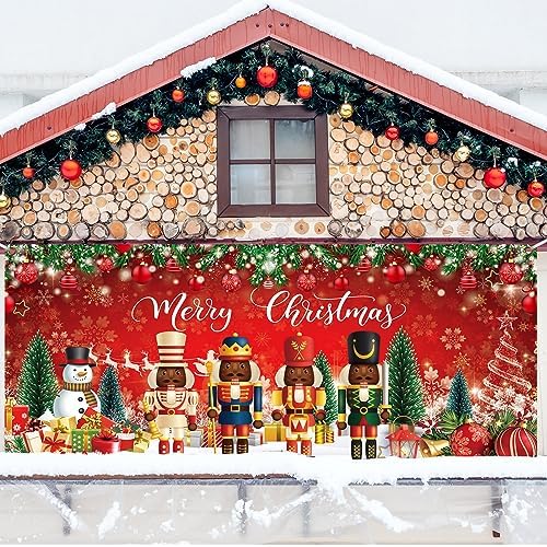 Preboun Black Nutcracker Christmas Garage Door Decoration African American - Image 3