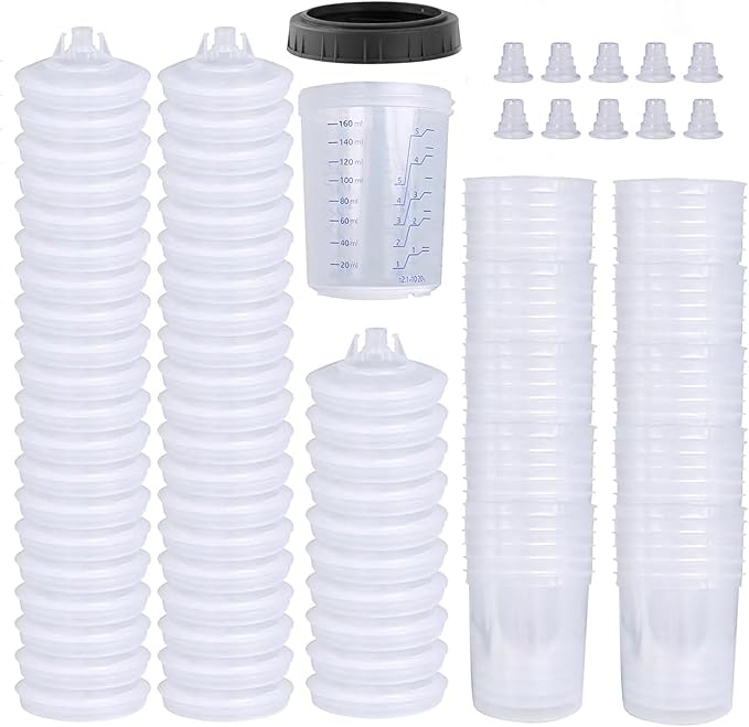 Disposable Paint Sprayer Mixing Cup by Aflybltolspraygun