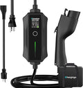 2025 Upgraded Level 1-2 Portable EV Charger, NEMA 5-15 & 6-20 Plug, 25 Ft EV by Chargingo